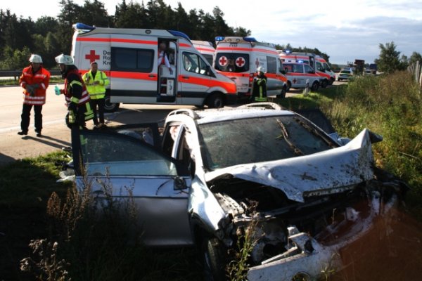 Unfall eingekl. Person Unfall eingekl. Person