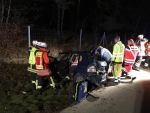 Unfall eingekl. Person