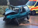 Unfall eingekl. Person